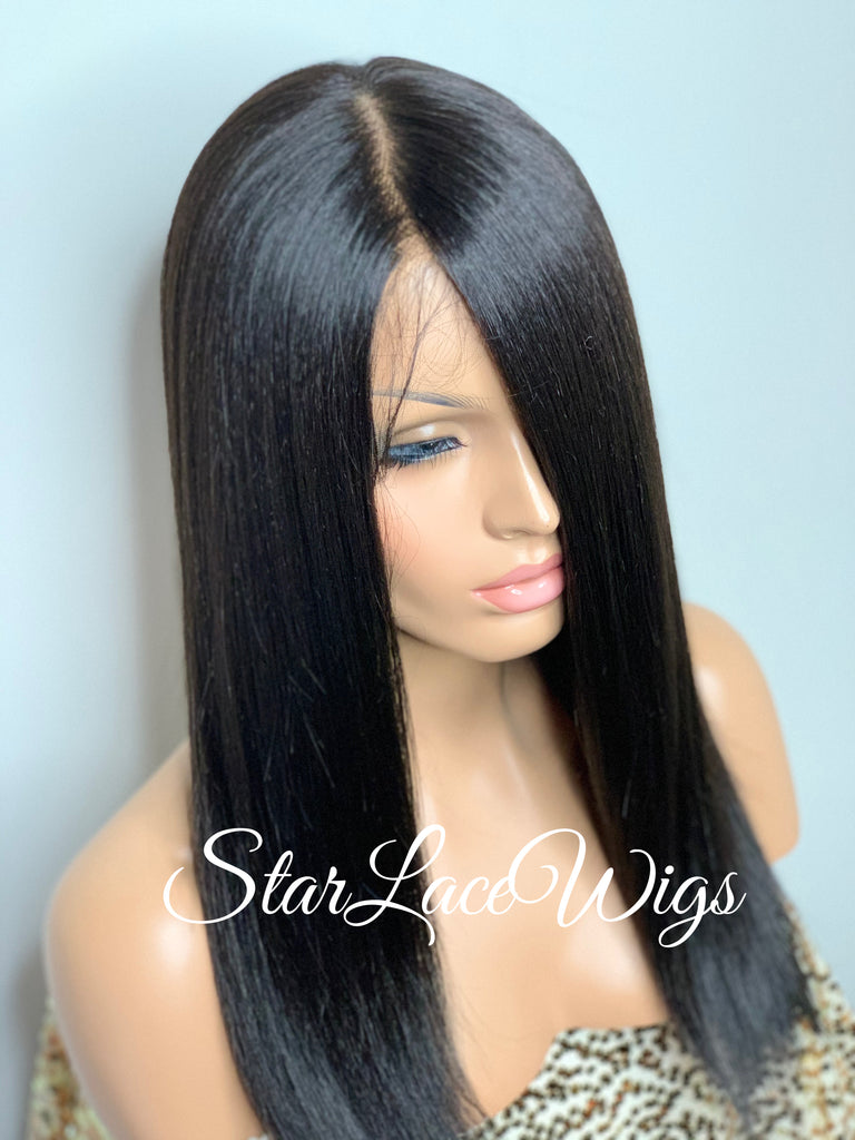 Long Straight Lace Front Wig (6x13) Parting Space - Sasha