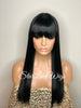 Long Straight Wig With Chinese Bangs - Egypt