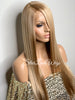 Lace Front Wig Synthetic Blonde Straight Side Part Layers - Sunny