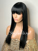 Long Straight Wig With Chinese Bangs - Egypt